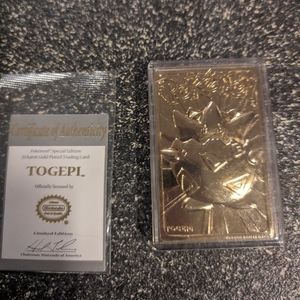 Togepi 23k Gold Pokemon card